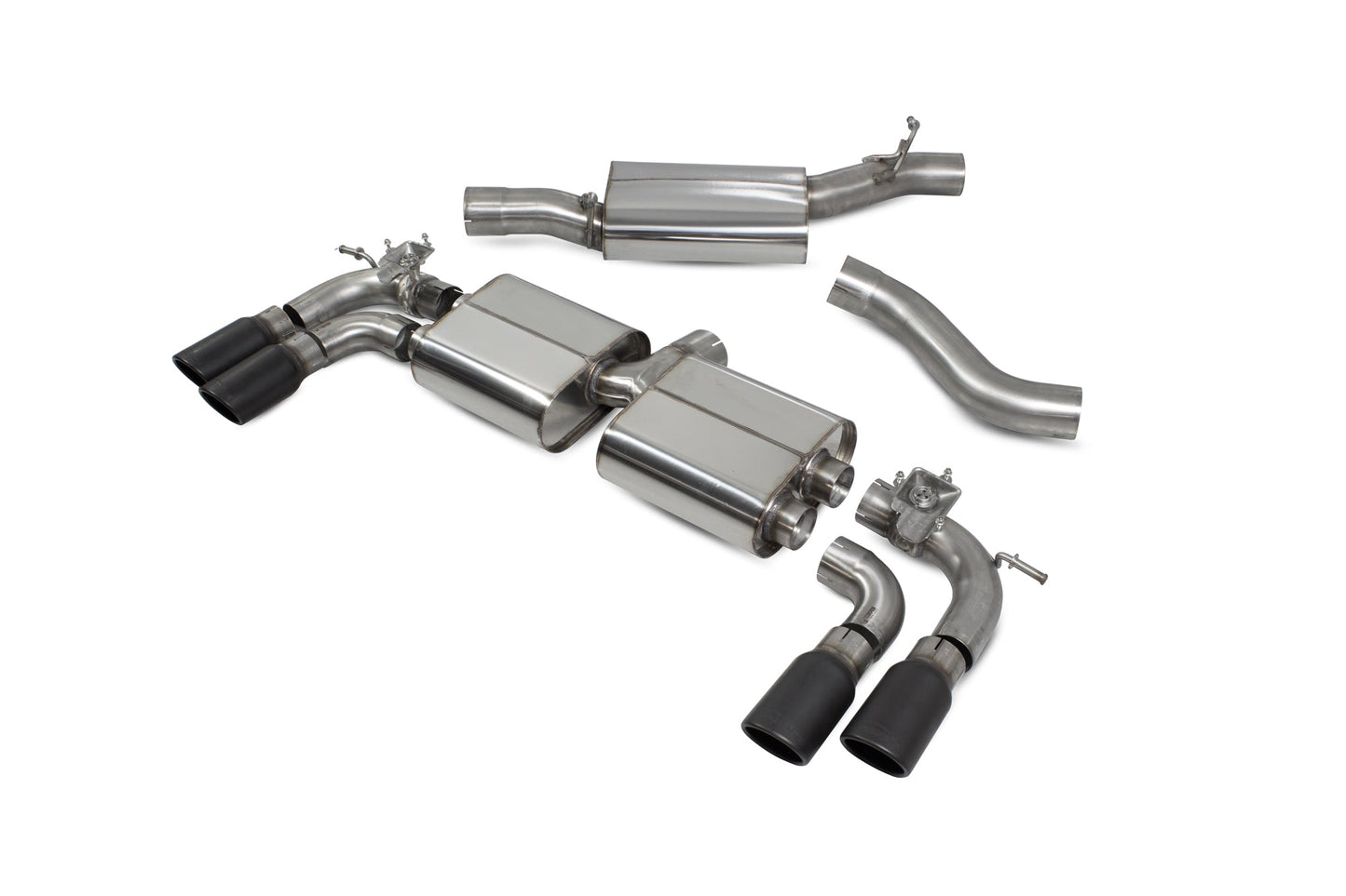 Scorpion SVW054C VW Golf R MK7.5 Resonated Cat/Gpf Back System & Electronic Valves | ML Performance US US