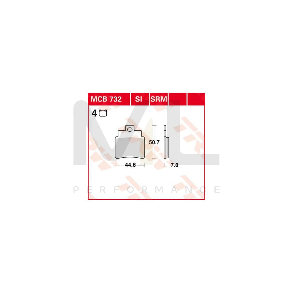 TRW Sinter Offroad Mcb732Si Brake Pad Set | ML Performance Car Parts