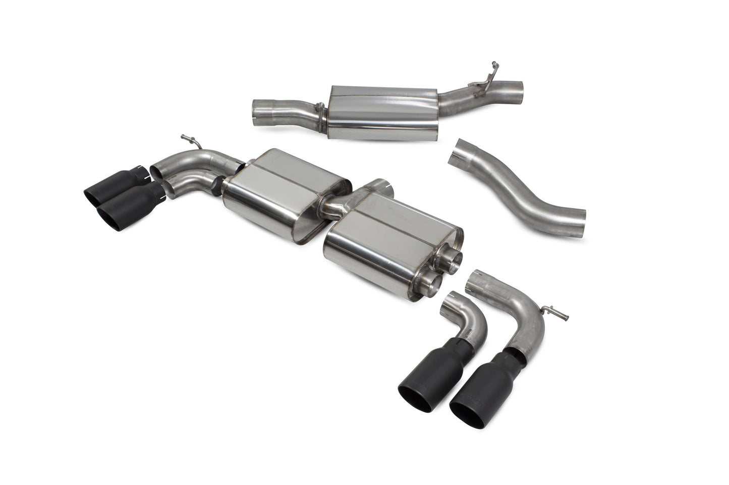 Scorpion SVW044DC VW Golf MK7 R Resonated Cat-Back System With No Valves | ML Performance US US
