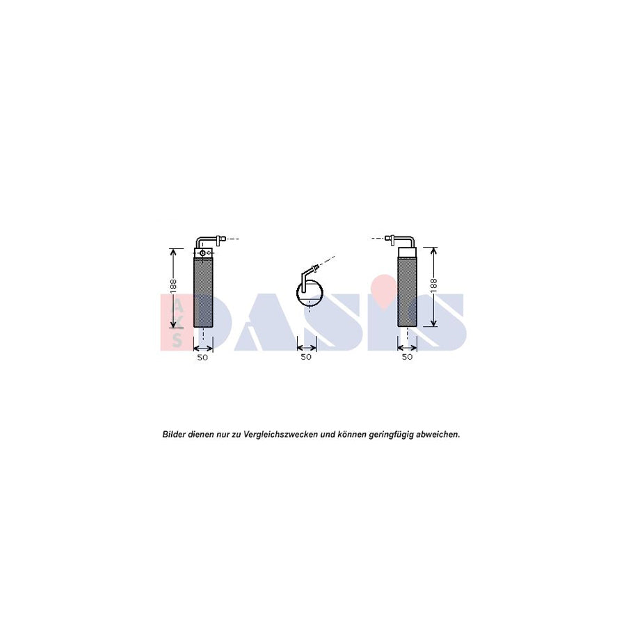AKS Dasis 800217N Dryer, Air Conditioning for Nissan Qashqai / Qashqai 2 I (J10, Nj10)