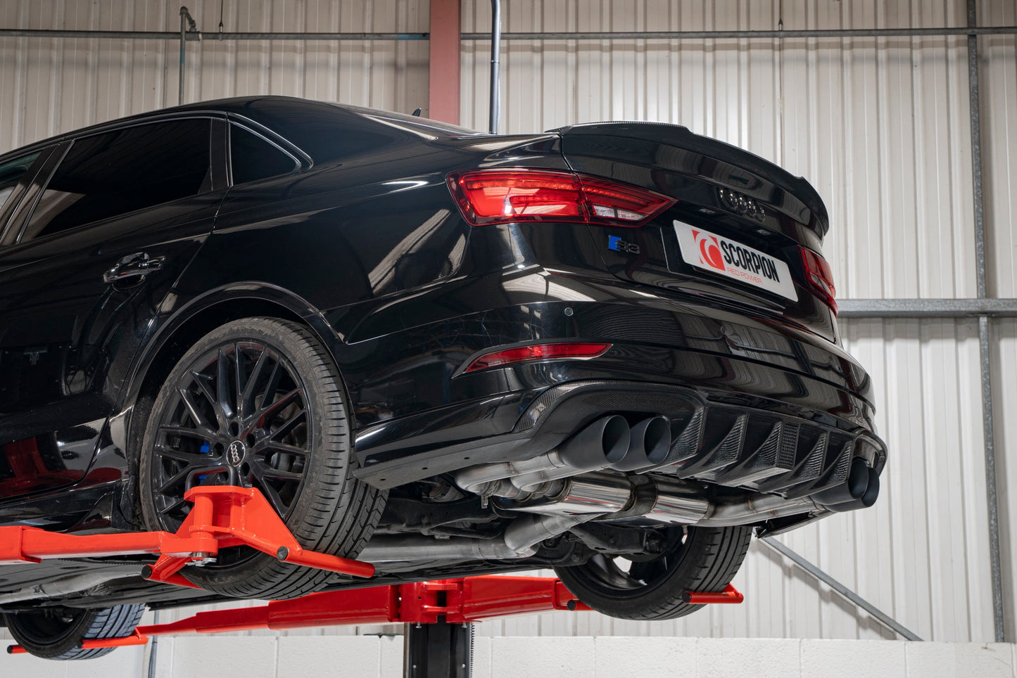 Scorpion SAU096C Audi S3 8V Resonated Cat/Gpf-Back System & Electronic Valves | ML Performance US US
