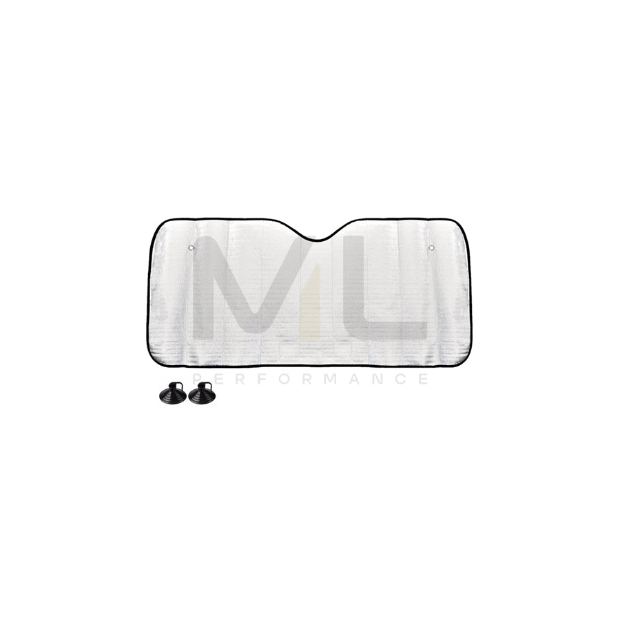 AMiO 01536 Car sun shade Silver, PE (Polyethylene), Quantity: 1