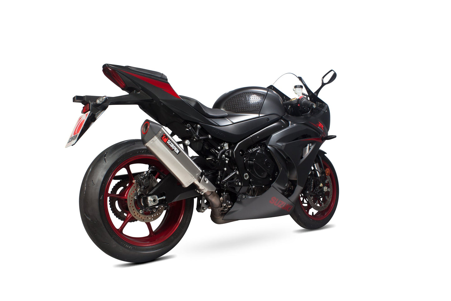 Scorpion RSI123SEO Suzuki GSX-R1000 Serket Parallel Slip-On - Brushed Stainless Steel Sleeve | ML Performance US US