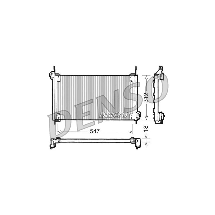 DENSO DCN09010 Air Conditioning Condenser