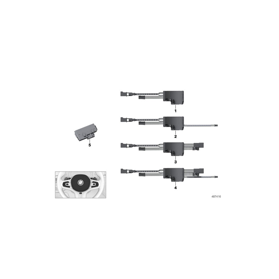Genuine BMW 61317857782 F91 M F90 Control Unit, Steering Wheel Electronics (Inc. X3 M, X4 M & M5) | ML Performance US