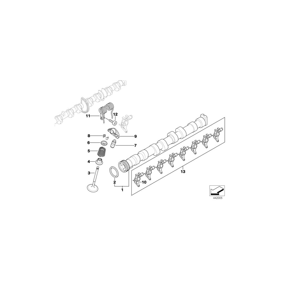 Genuine BMW 11317572279 E92 E60 E91 Inlet Camshaft (Inc. 520i, 320i & 120i) | ML Performance UK Car Parts