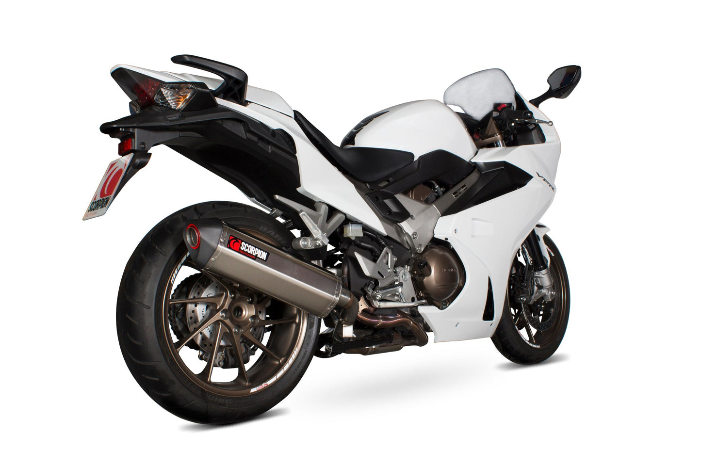 Scorpion RHA168SEO Honda VFR800 F Serket Parallel Slip-On - Brushed Stainless Steel Sleeve | ML Performance US US