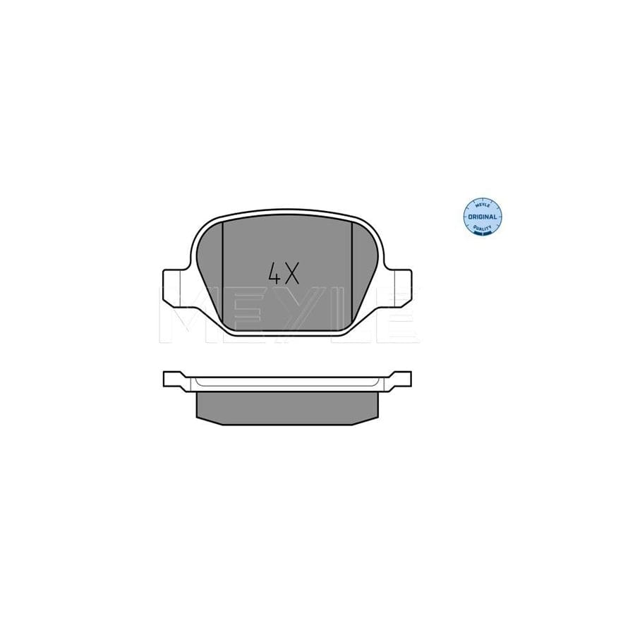 Meyle 025 235 1716 Brake Pad Set