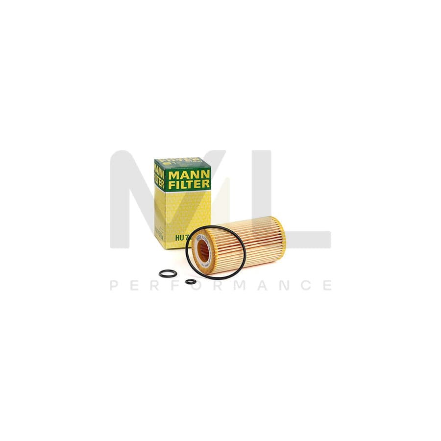 MANN-FILTER HU 718/6 x Oil Filter with seal, Filter Insert