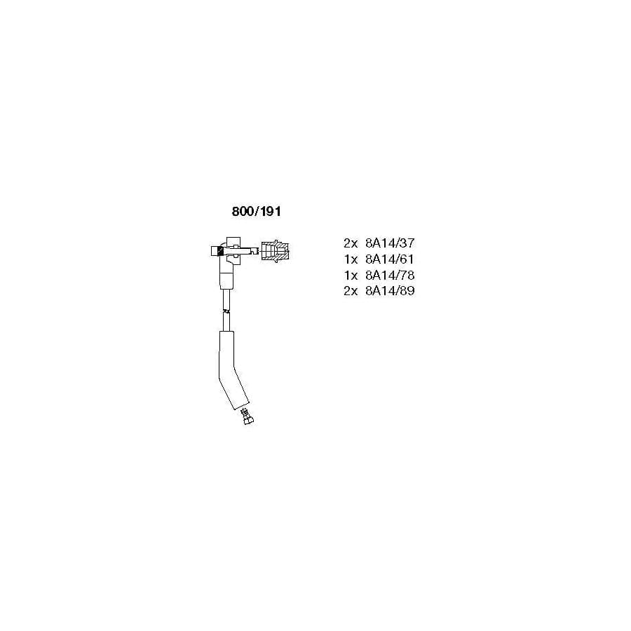 Bremi 800/191 Ignition Cable Kit for Ford USA Explorer