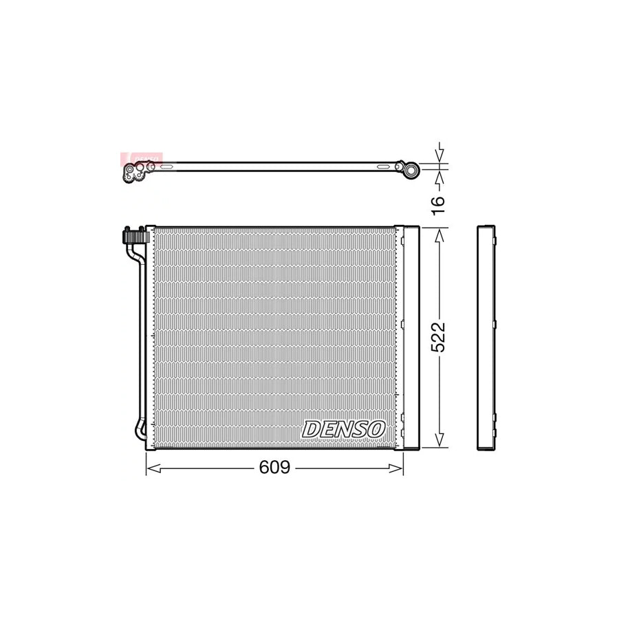 DENSO DCN05034 Air Conditioning Condenser