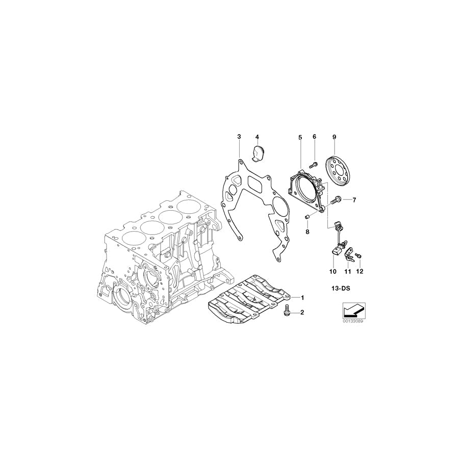 Genuine BMW 11117791532 E46 E83 Bowl Reinforcement (Inc. 318d, X3 2.0d & 318td) | ML Performance US Car Parts
