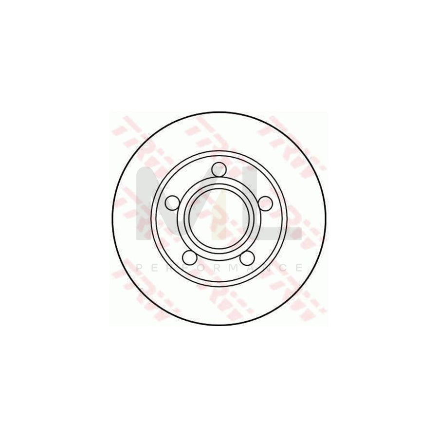 TRW DF2655 Brake Disc Solid | ML Performance Car Parts