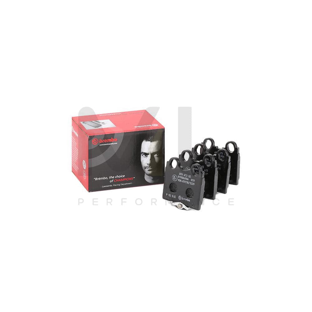 Brembo P 83 045 Brake Pad Set With Acoustic Wear Warning | ML Performance Car Parts