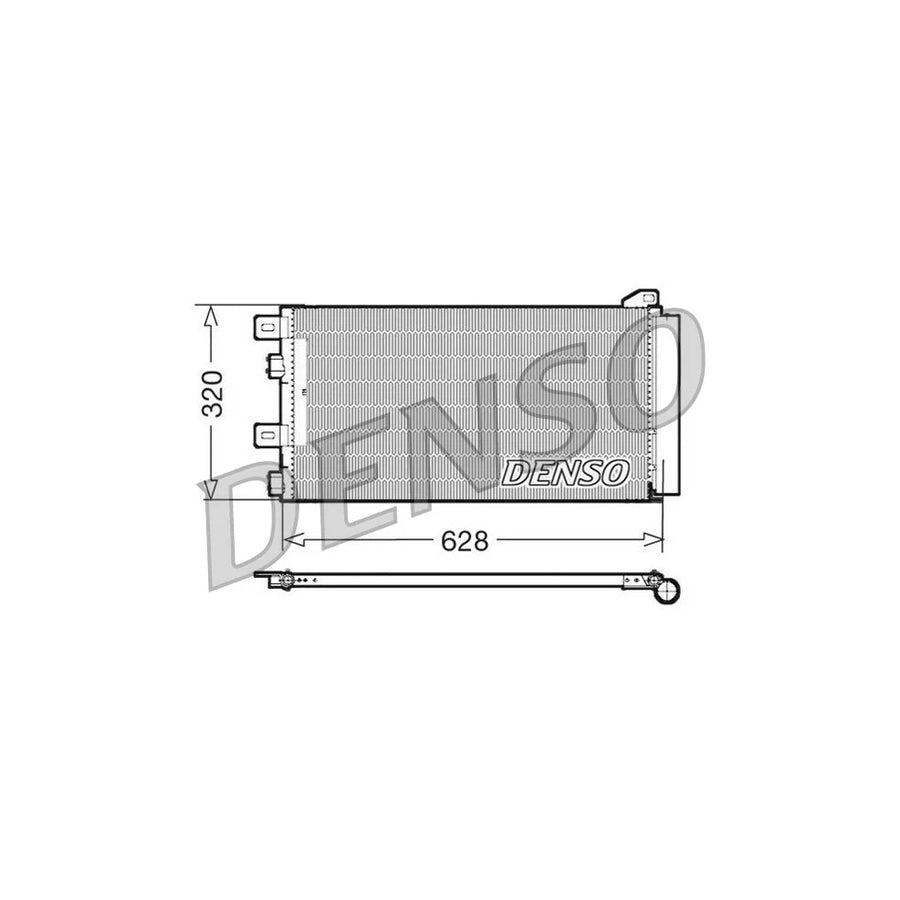 DENSO DCN05101 Air Conditioning Condenser
