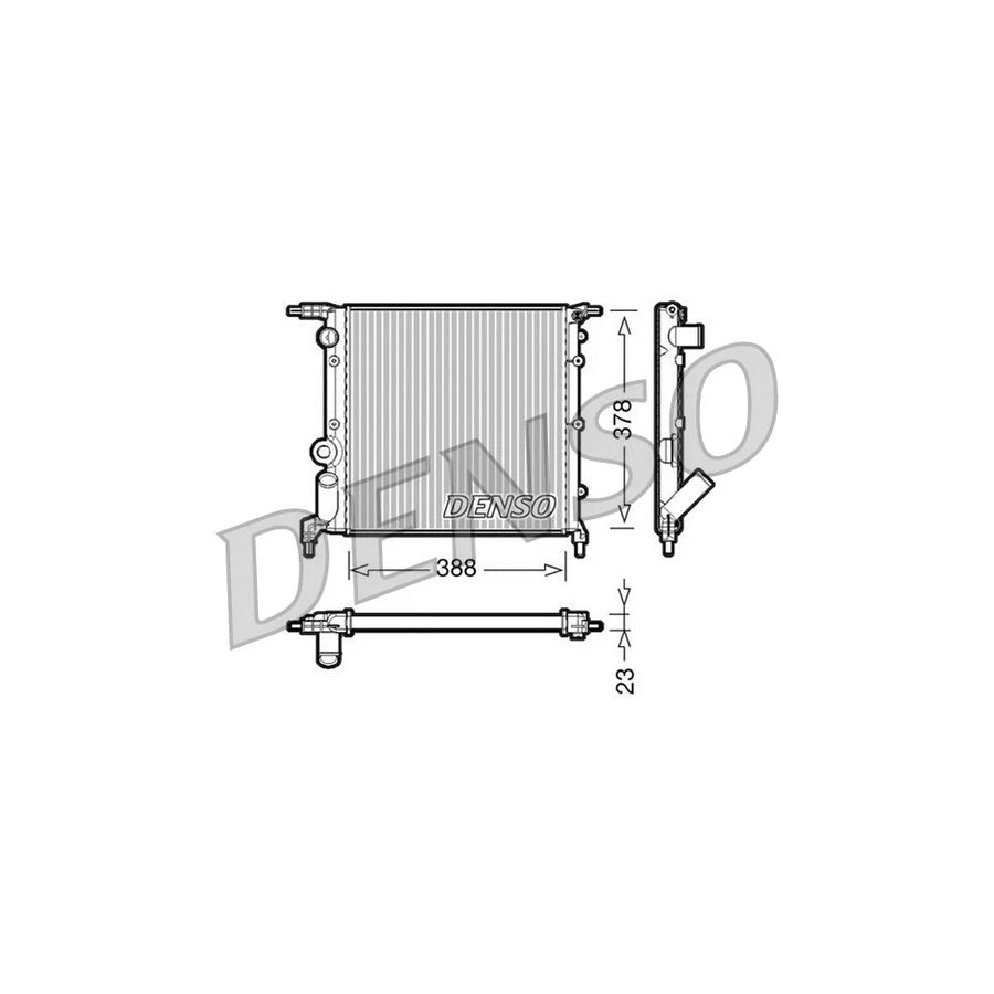 DENSO DRM23006 Engine Radiator