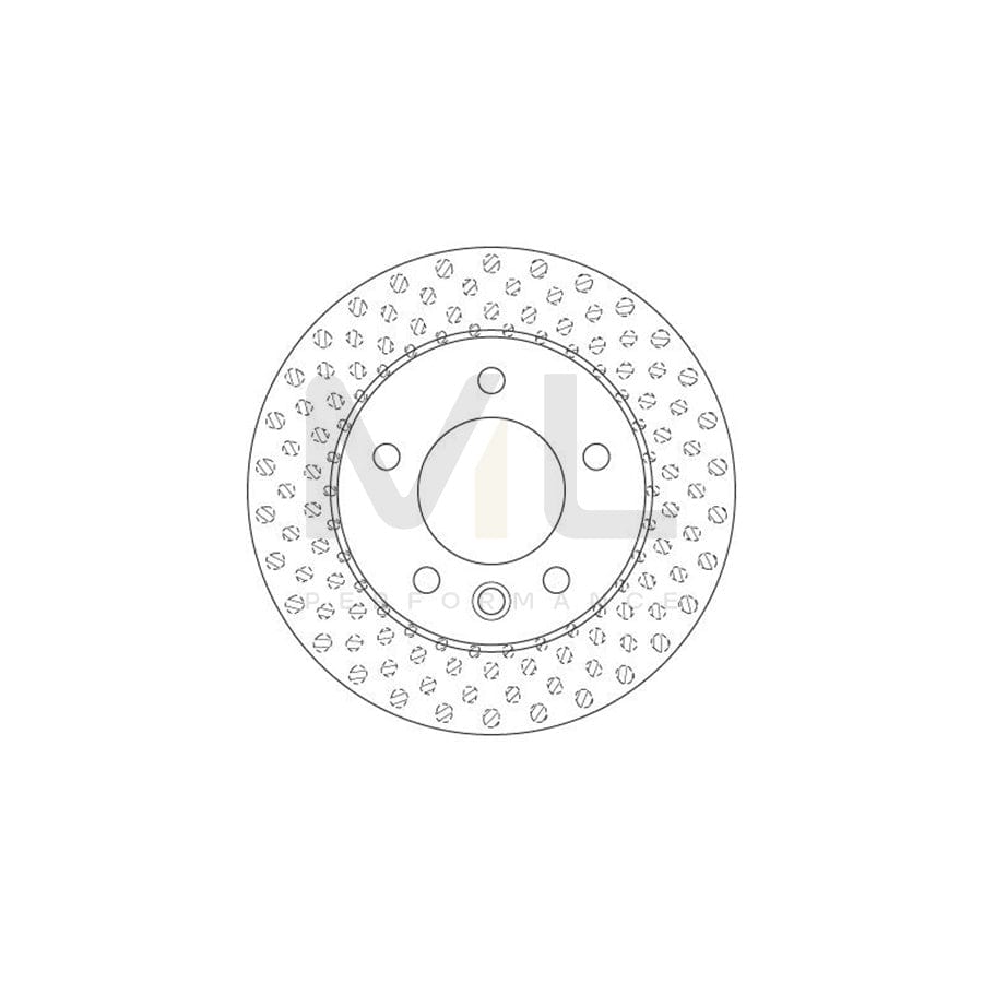 TRW DF6194S Brake Disc suitable for MERCEDES-BENZ SPRINTER Vented, Painted | ML Performance Car Parts