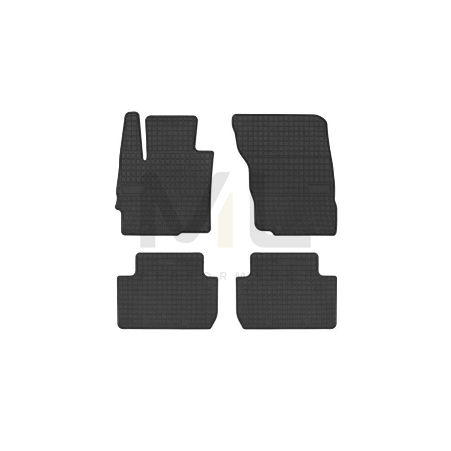 FROGUM Tailored 402065 Floor mat set for MITSUBISHI Eclipse Cross (GK_) Elastomer, Front and Rear, Quantity: 4, Black, (LHD)