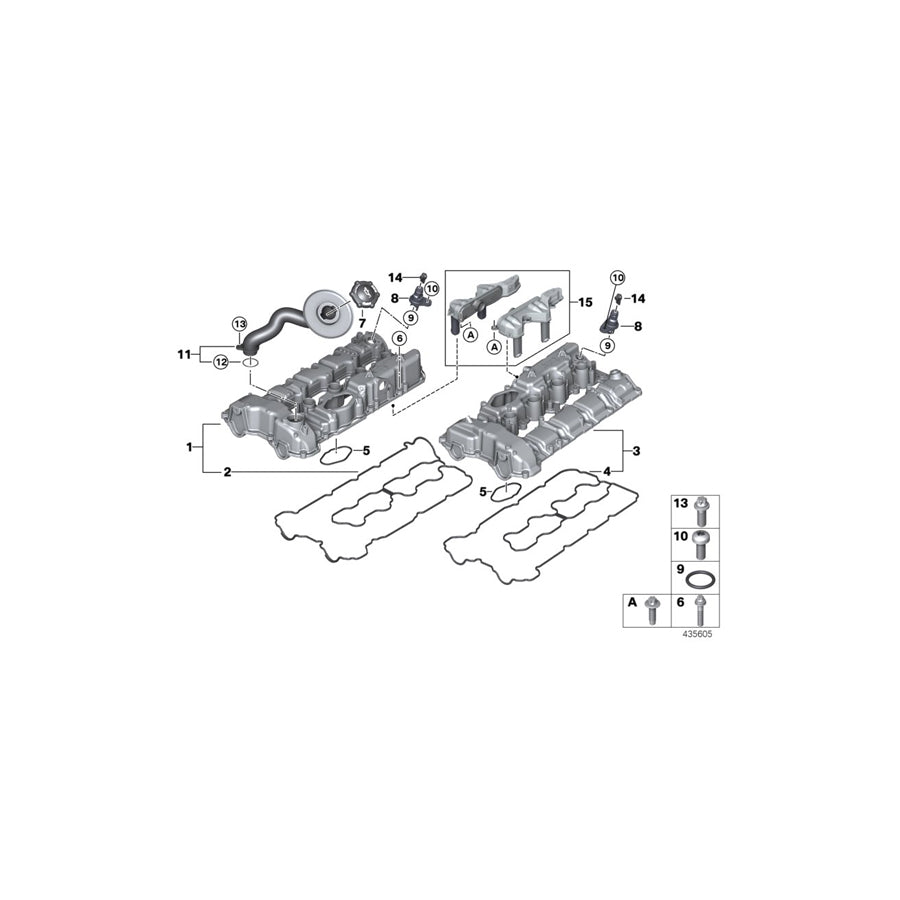 Genuine BMW 11127588780 E72 Filler Neck (Inc. Hybrid X6) | ML Performance US Car Parts