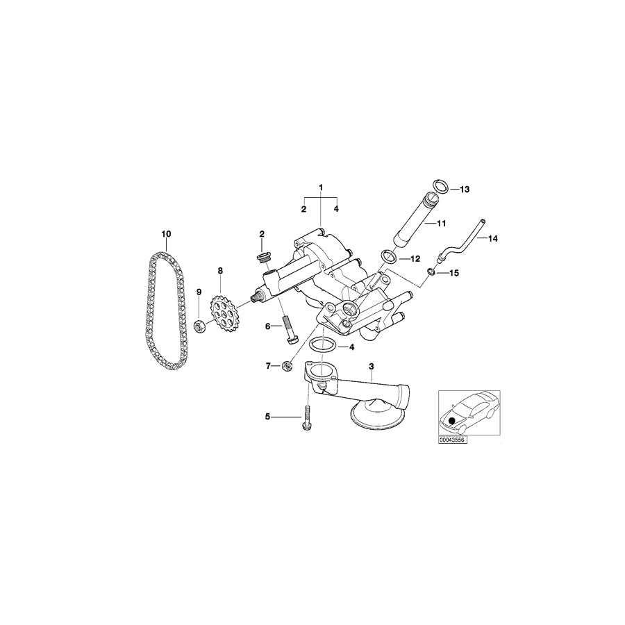 Genuine BMW 11421435020 E53 O-Ring (Inc. X5 4.4i & X5 4.6is) | ML Performance US Car Parts