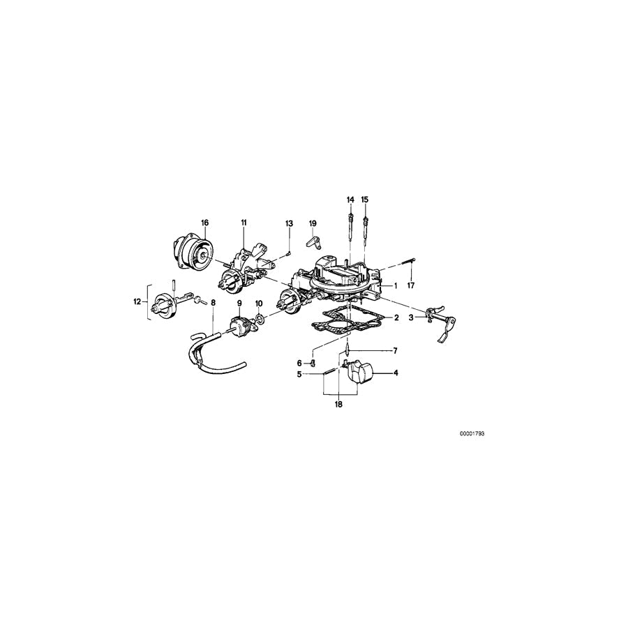 Genuine BMW 13111278370 E21 E30 Air Valve (Inc. 315 & 316) | ML Performance US Car Parts