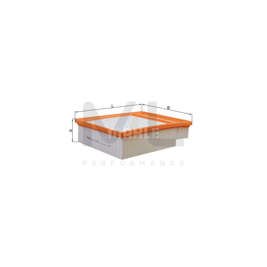 MAHLE ORIGINAL LX 1019 Air Filter for AUDI A4 Filter Insert | ML Performance Car Parts