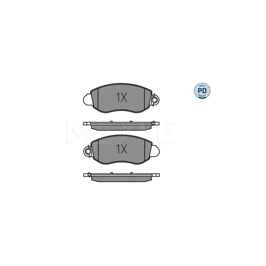 Meyle 025 235 7718/Pd Brake Pad Set For Ford Transit