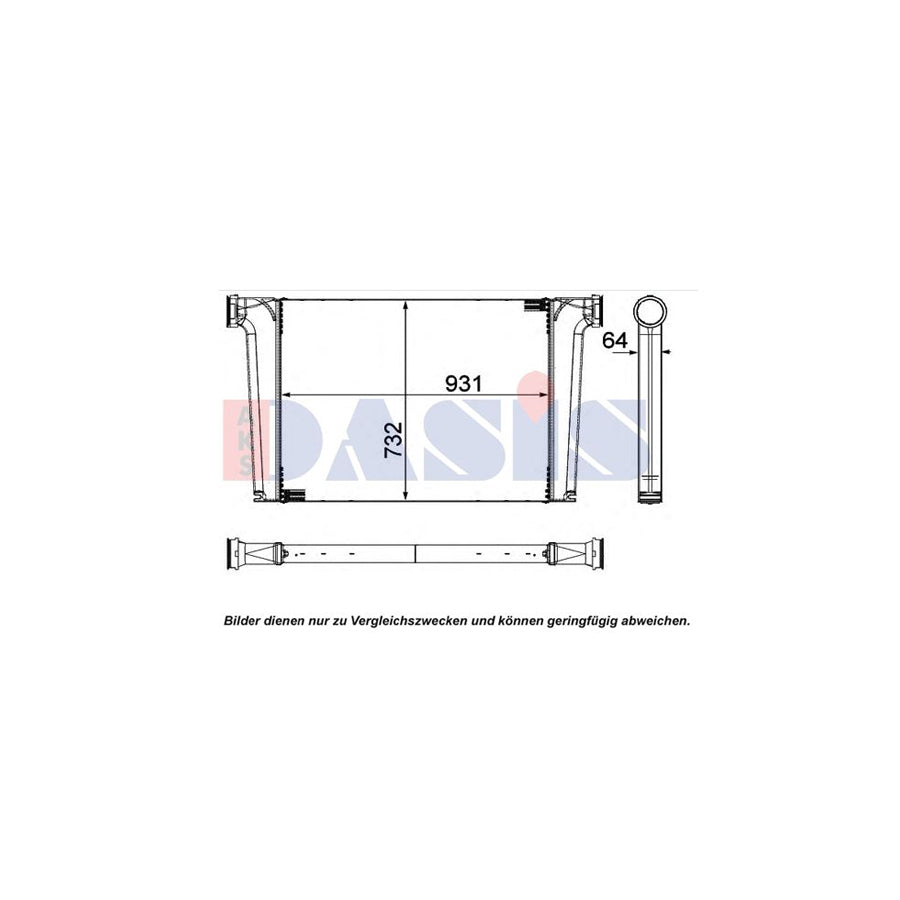 AKS Dasis 267025N Intercooler