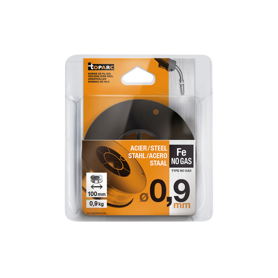 Gys 086104 Flux Cored Wire No Gas Ø0.9 - 0.9Kg S100 Plastic Wire Reel - E71T-Gs Welding Consumables