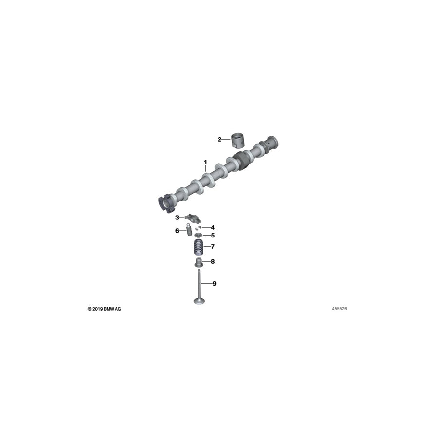 Genuine BMW 11318669192 F21 F32 F36 Camshaft Exhaust (Inc. 530e, 520i 1.6 & 730i) | ML Performance US Car Parts
