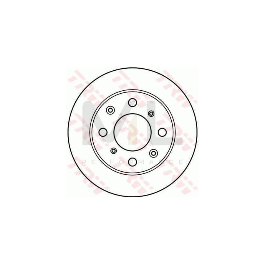 TRW DF2640 Brake Disc Solid | ML Performance Car Parts