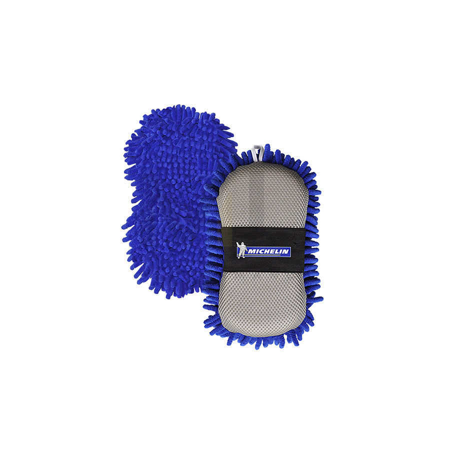 Michelin 009483 Car wash mitt Polyester, Beige, Blue