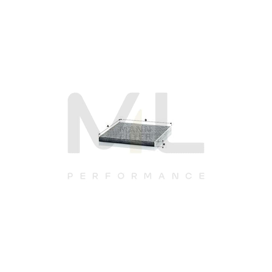 MANN-FILTER CUK 2435 Pollen filter for RENAULT Megane Scenic (JA) Activated Carbon Filter
