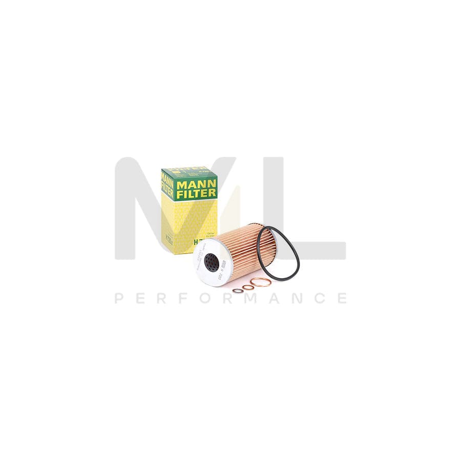 MANN-FILTER H 720 x Oil Filter with seal, Filter Insert