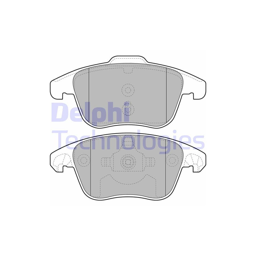 Delphi Lp2100 Brake Pad Set