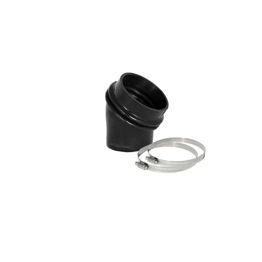 aFe 59-00089 (3 IN ID to 2-1/2 IN ID x 35 Deg.) Elbow Reducing Coupler - Black Replacement Coupling Kit | ML Performance US Car Parts
