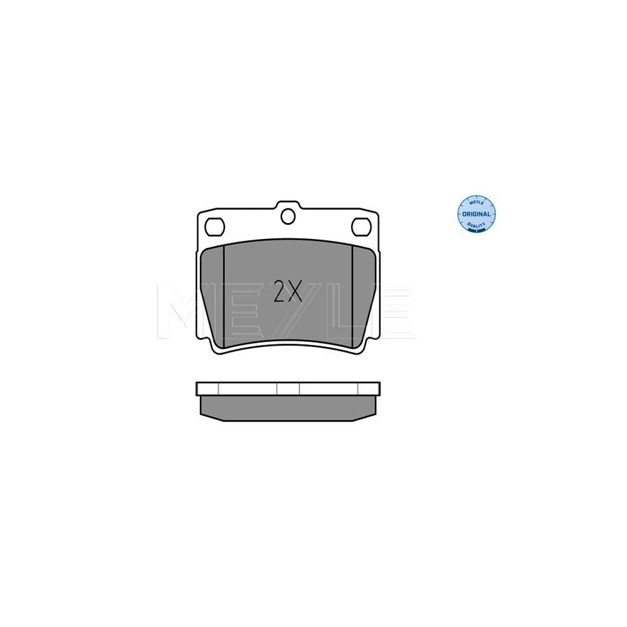 Meyle 025 235 9315/W Brake Pad Set