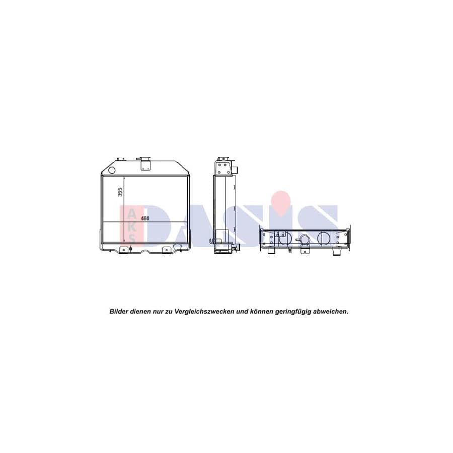 AKS Dasis 440615N Engine Radiator