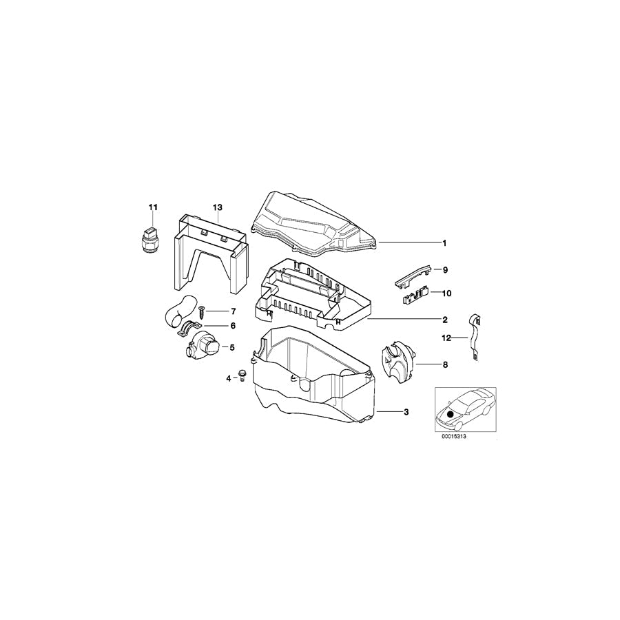 Genuine BMW 12901427552 E39 Cover (Inc. 540iP, 528i & 540i) | ML Performance US Car Parts
