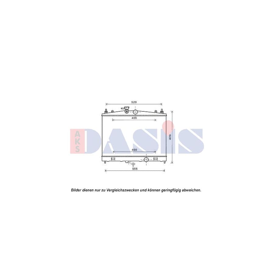 AKS Dasis 070159N Engine Radiator