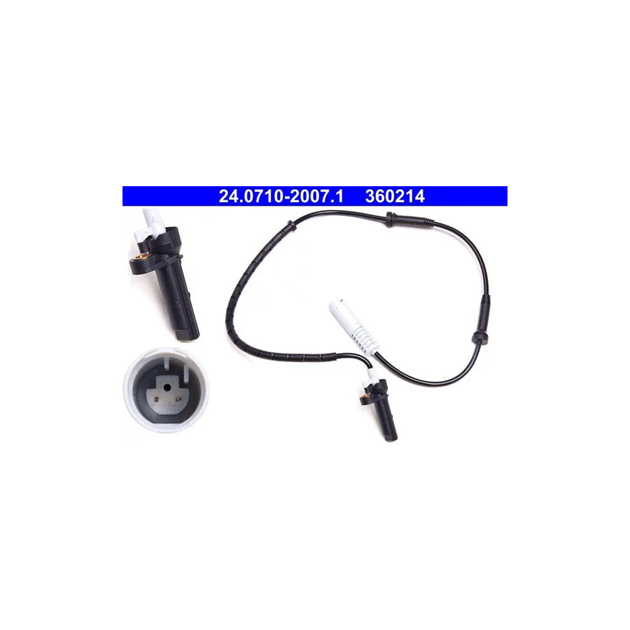 ATE 24.0710-2007.1 Abs Sensor for BMW 5 Saloon (E39)