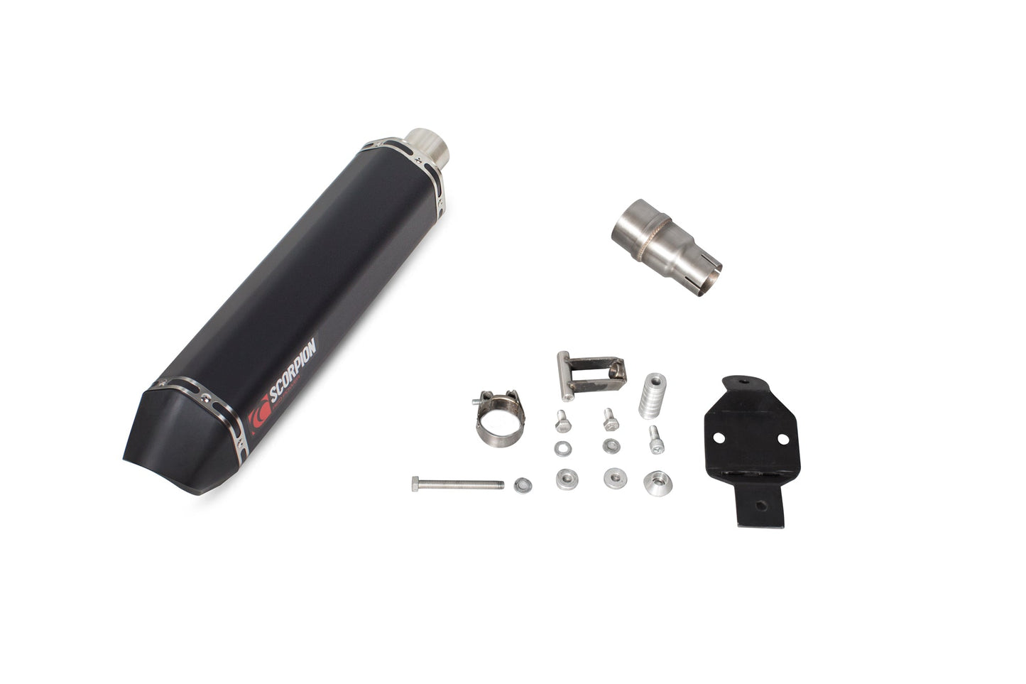Scorpion PI180BCER Piaggio Serket Parallel Slip-On - Black Ceramic Coated Sleeve (MP3 400 / MP3 400 LT / MP3 500) | ML Performance US US
