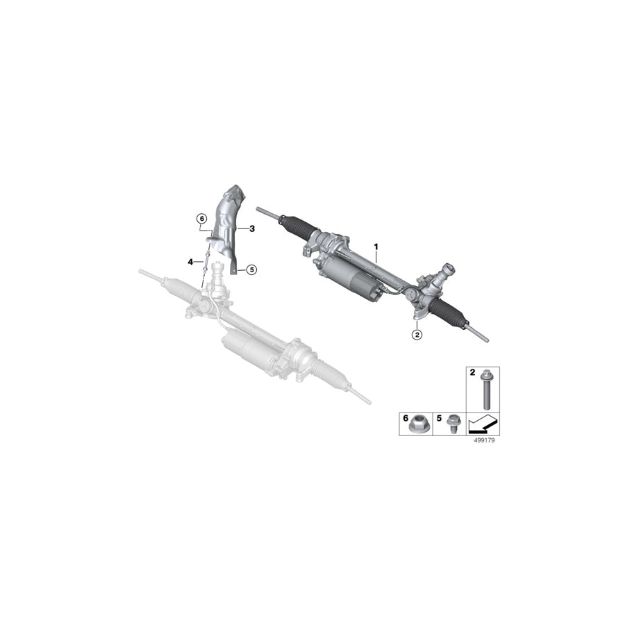 Genuine BMW 32106753934 G01 Steering Gear, Electric (Inc. X3) | ML Performance US Car Parts