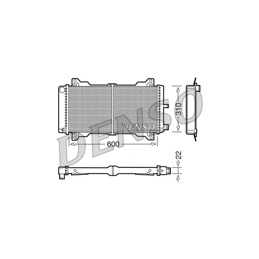 DENSO DRM10013 Engine Radiator