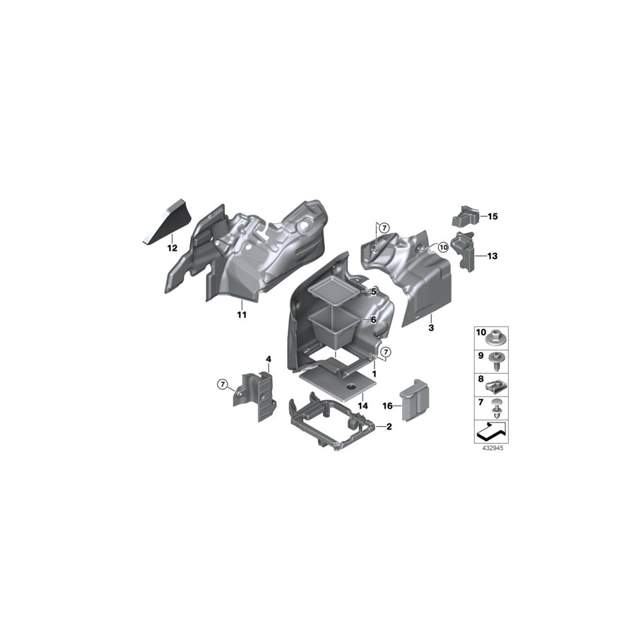 Genuine BMW 51477362215 F83 F33 Seal, Belt Feed Slot, Rear Left (Inc. 430i, 435dX & 435i) | ML Performance US