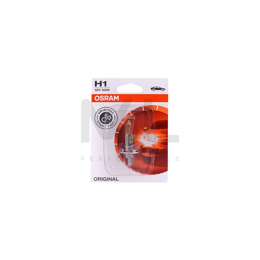 OSRAM ORIGINAL 64150-01B Bulb, spotlight H1 12V 55W P14,5s 3200K Halogen