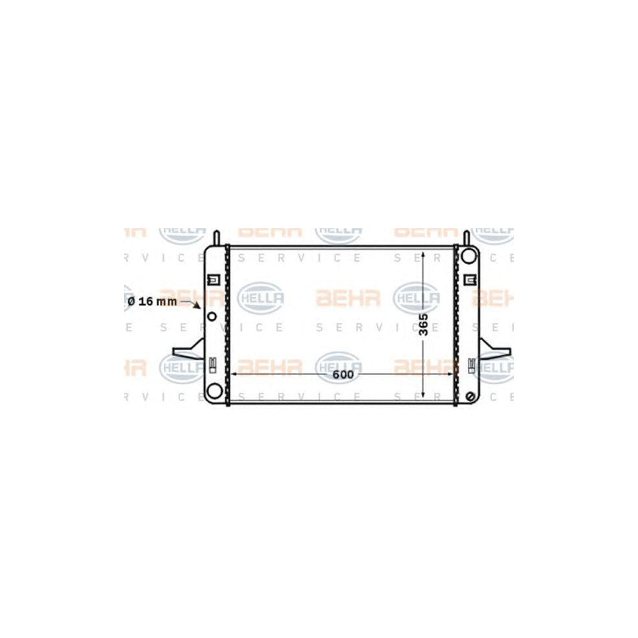 Hella 8MK 376 768-191 Engine Radiator