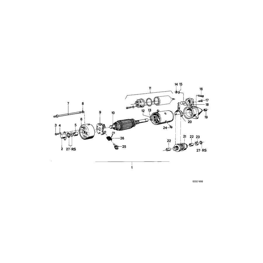 Genuine BMW 12411352538 100 60 Fillister-Head Screw (Inc. R 100 GS, R 65 RT & R65LS) | ML Performance US Car Parts