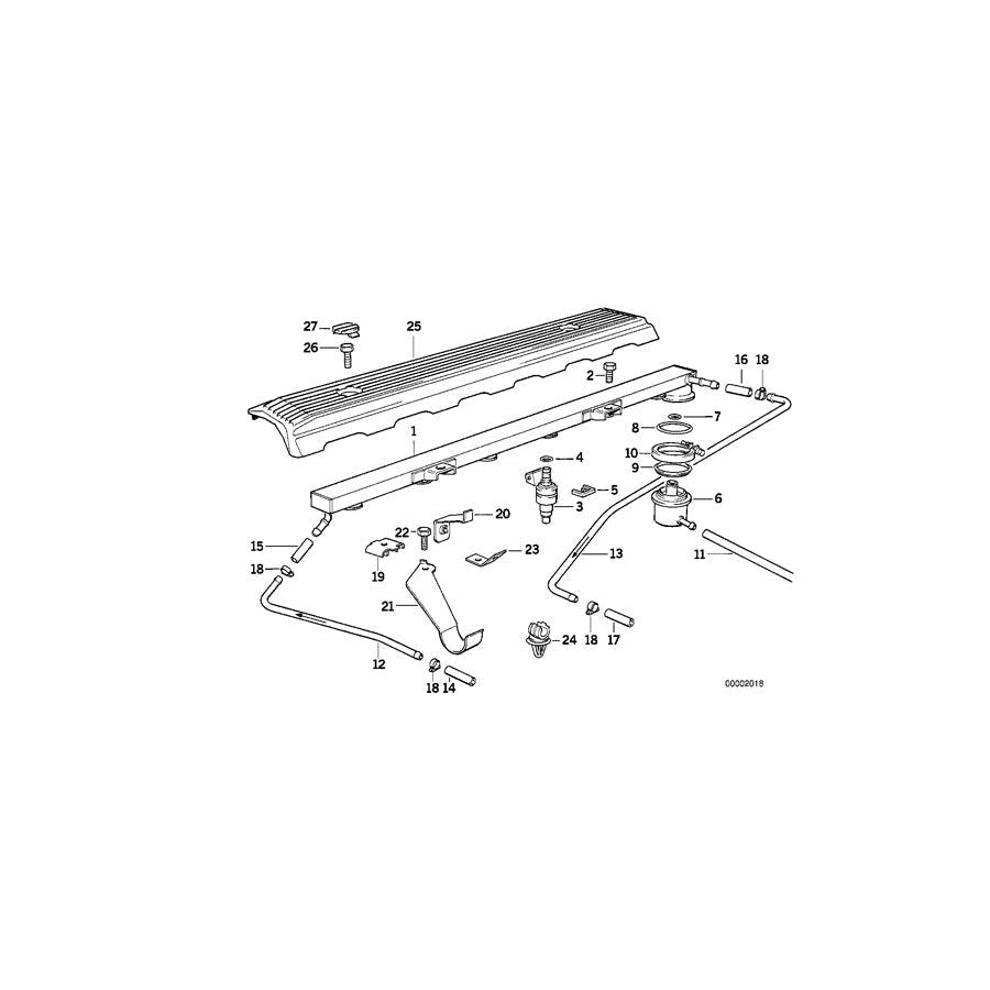 Genuine BMW 11531730531 E34 Holder (Inc. 520i, 525i & 525ix) | ML Performance US Car Parts