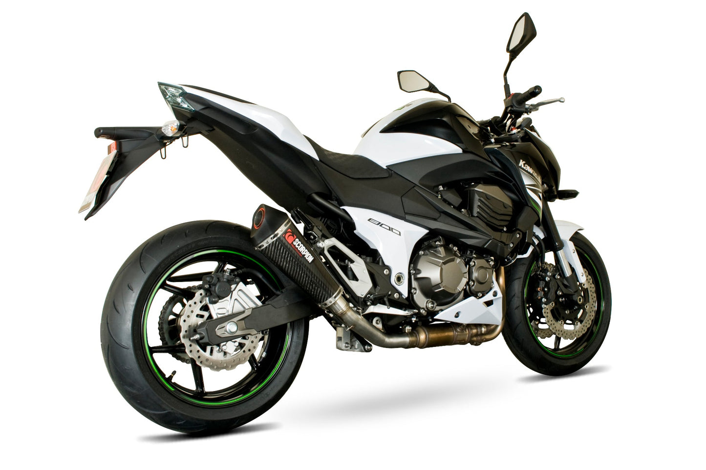 Scorpion RKA100CEO Kawasaki Z800 Serket Taper Slip-On - Carbon Fibre Sleeve | ML Performance US US